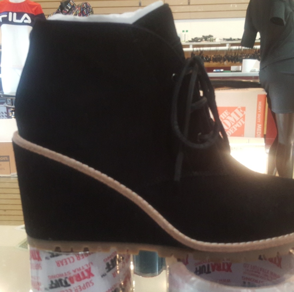 Coach karson wedge heel shoes